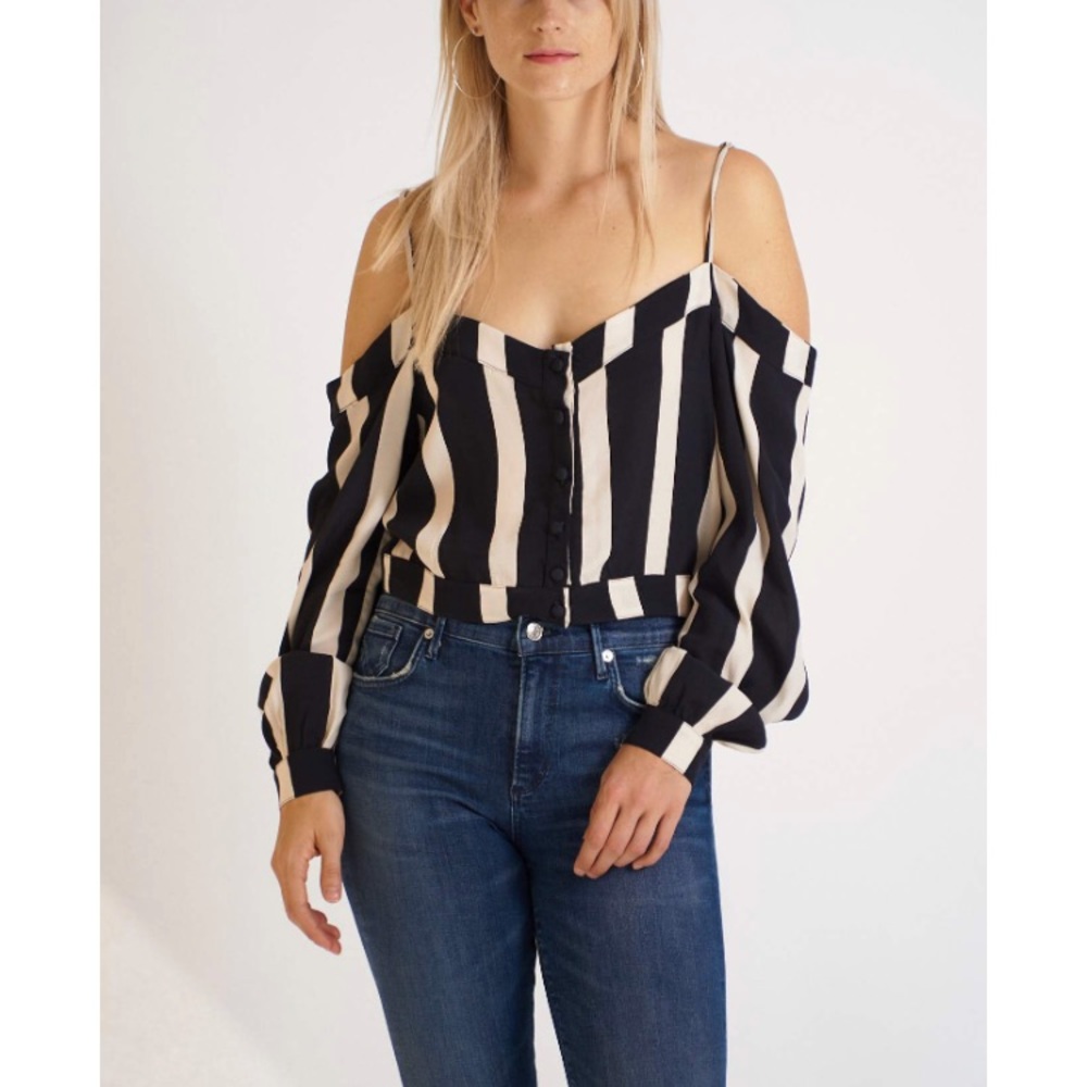 Flynn Skye Striped Top - Picture 2 of 2